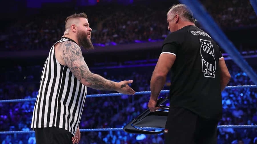 Kevin Owens Shane Mcmahon Summer Slam Wallpaper