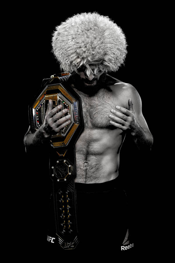 Khabib Nurmagomedov Bw Wallpaper