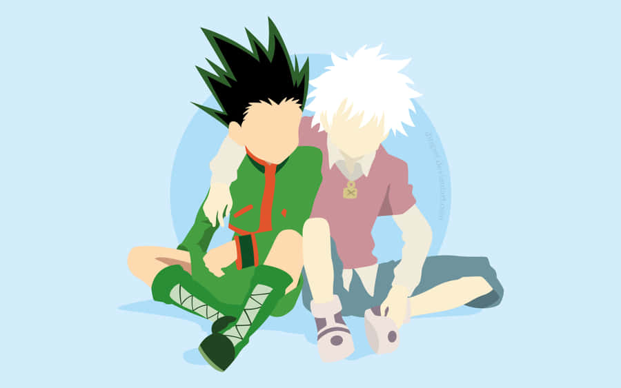 Killua Cute Ground Wallpaper