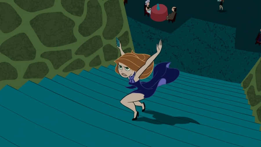 Kim Possible In Action Wallpaper