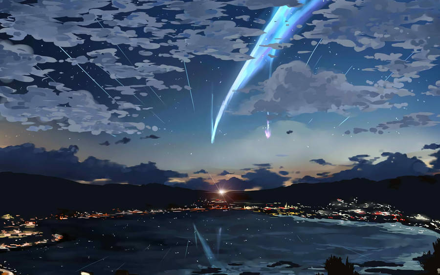 Kimi No Na Wa Cityscape Wallpaper