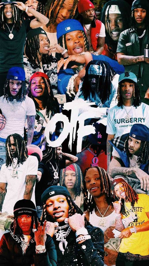 King Von Otf Collage Wallpaper
