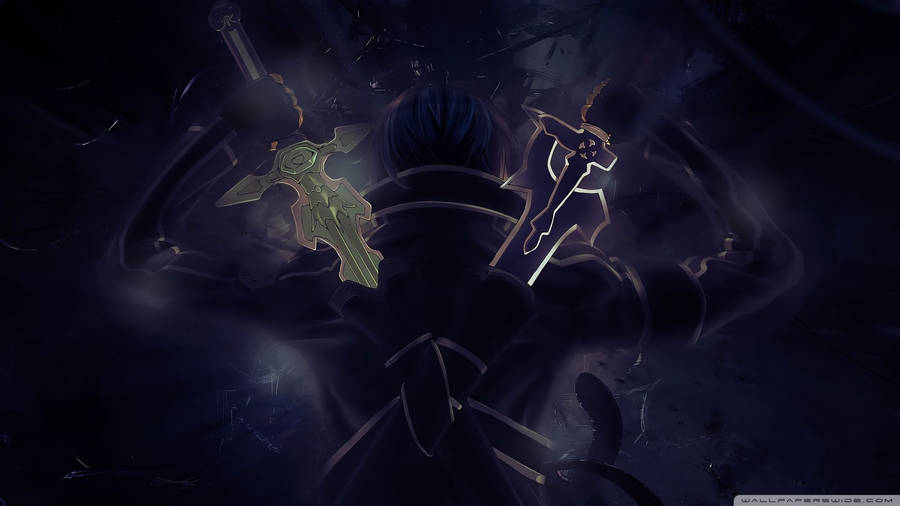 Kirito Starts His Day With Sword Art Online. Wallpaper