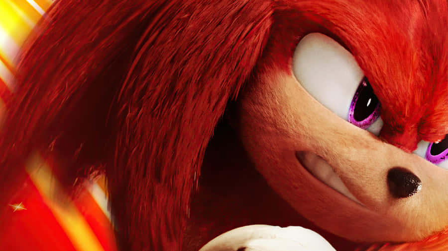 Knuckles The Echidna Celebrating Victory Wallpaper