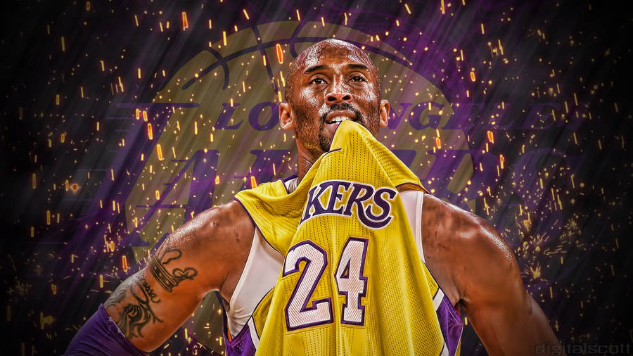 Kobe Bryant Cool Sparks Wallpaper