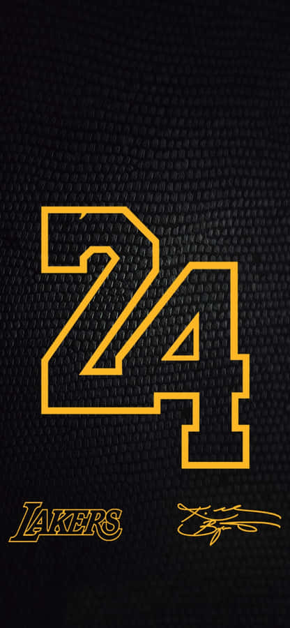 Kobe Bryant's 24 Logo Wallpaper