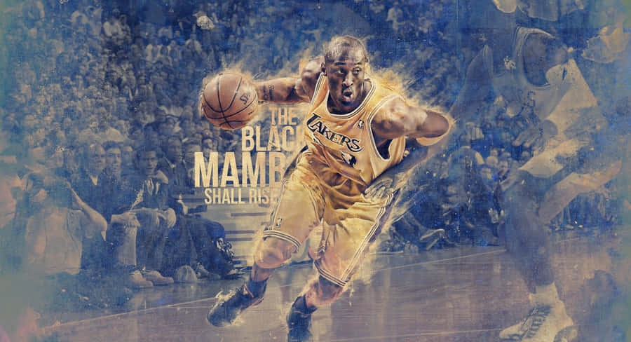 “kobe Bryant, The Black Mamba, Remembering A Legend” Wallpaper