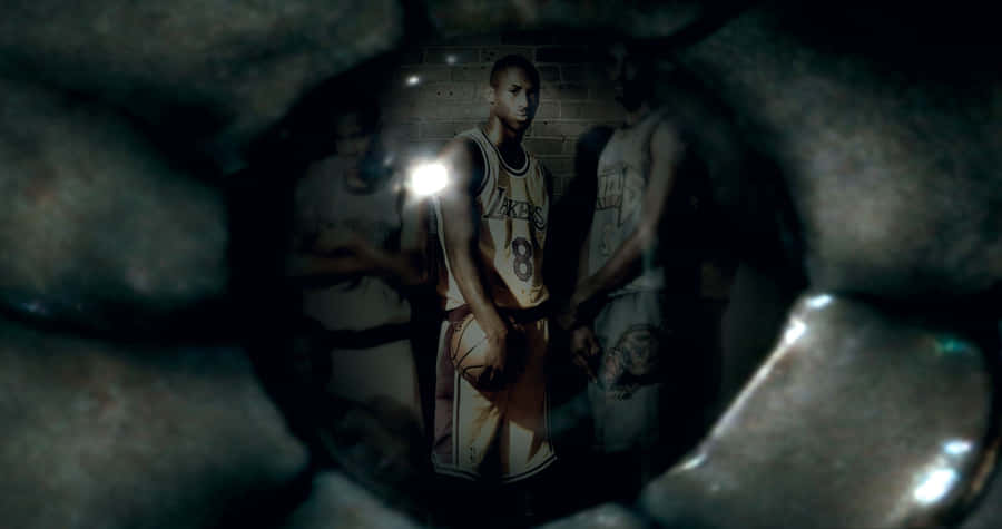 Kobe Bryant, The Two-time Nba Champion And Fearless Leader Of The Los Angeles Lakers. Wallpaper