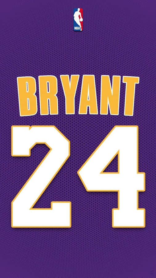 Kobe Bryant’s Number 24 Logo Wallpaper