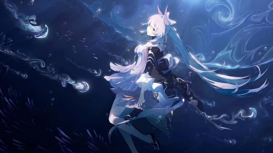 Kokomi Digital Artwork Wallpaper