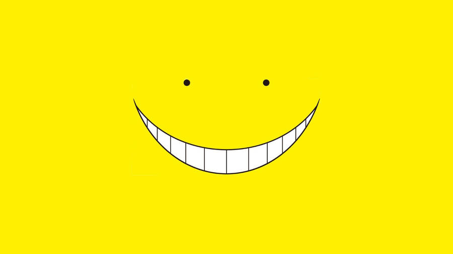 Korosensei's Face In Assassination Classroom Wallpaper
