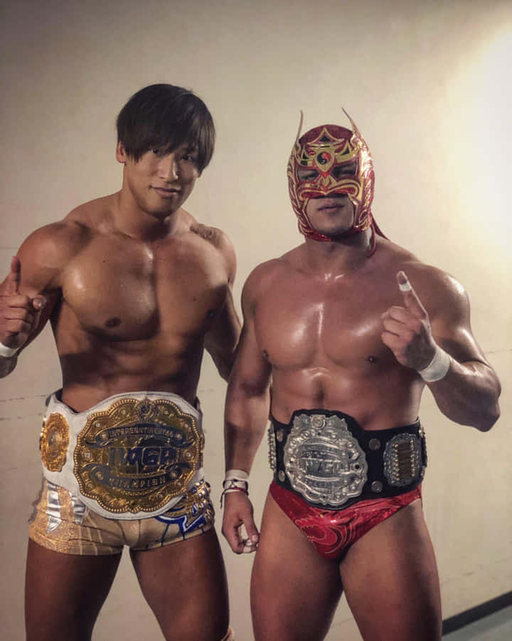 Kota Ibushi With Dragon Lee Wallpaper