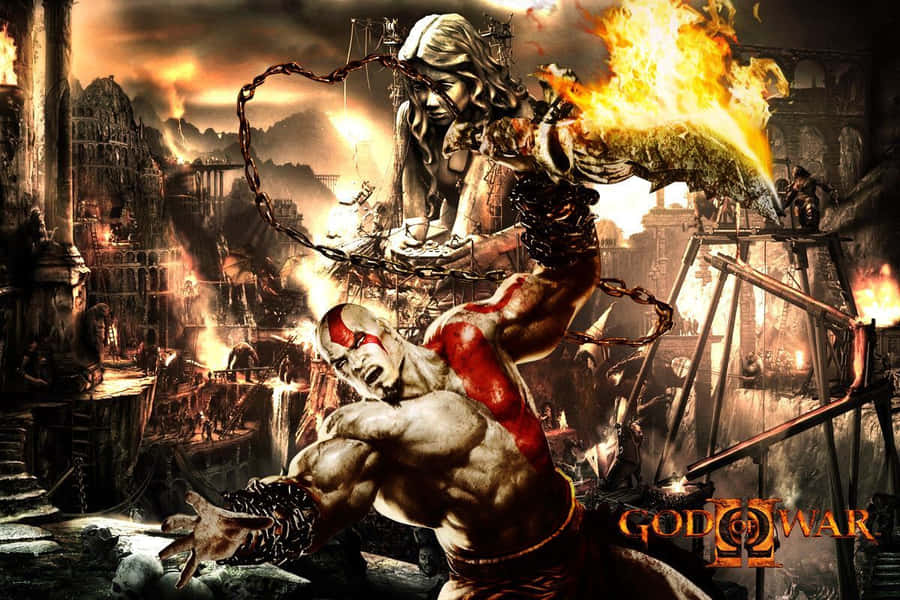 Kratos In God Of War 3 Wallpaper