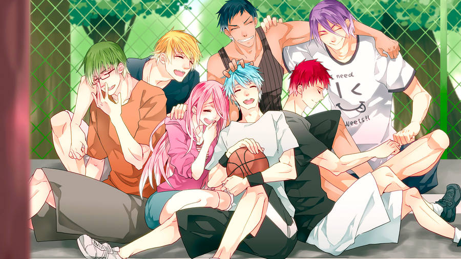Kuroko No Basket Characters Having Fun Wallpaper