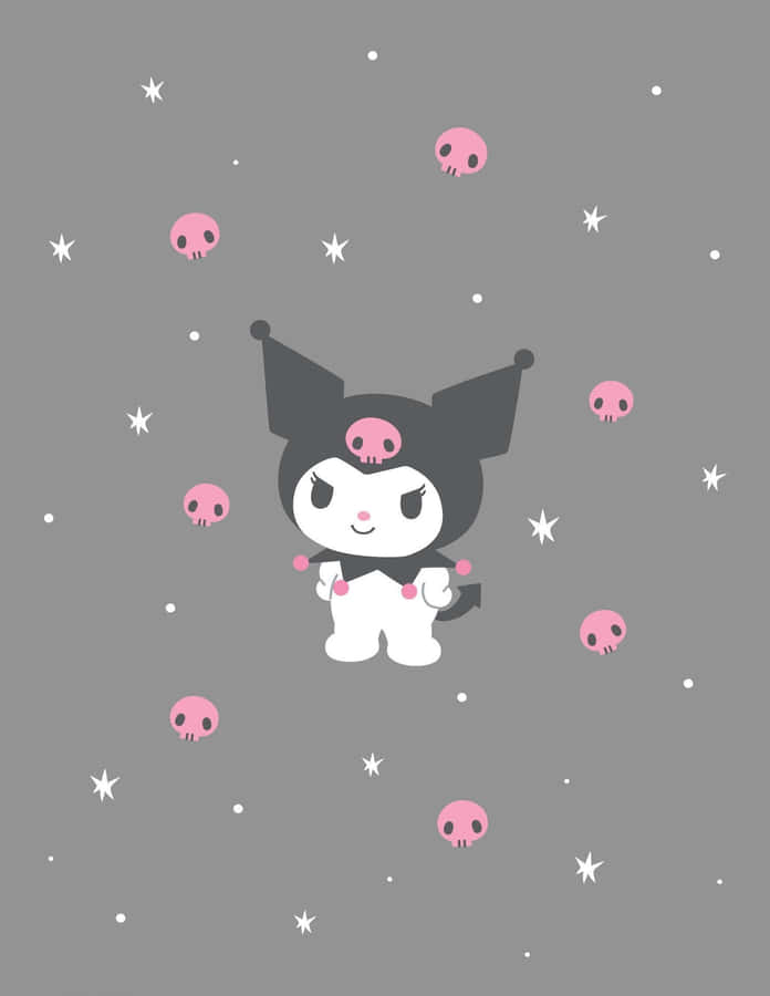 Kuromi Iphone Skulls Stars Wallpaper