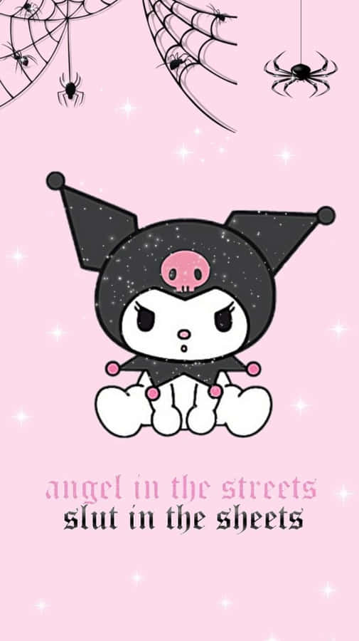 Kuromi Iphone Streets Spiders Wallpaper