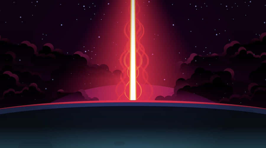 Kurzgesagt Laser Wallpaper