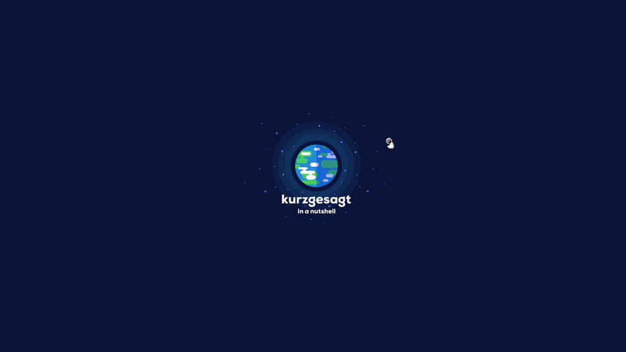 Kurzgesagt Minimalist Earth Wallpaper