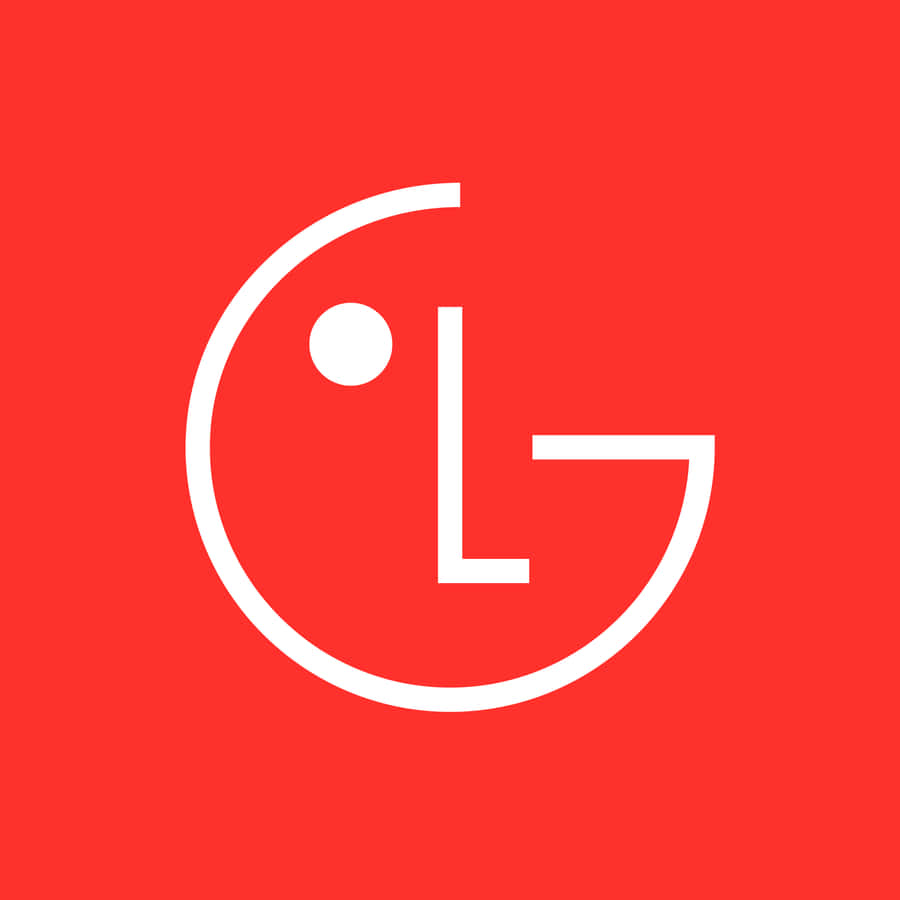 L G Electronics Logo Red Background Wallpaper