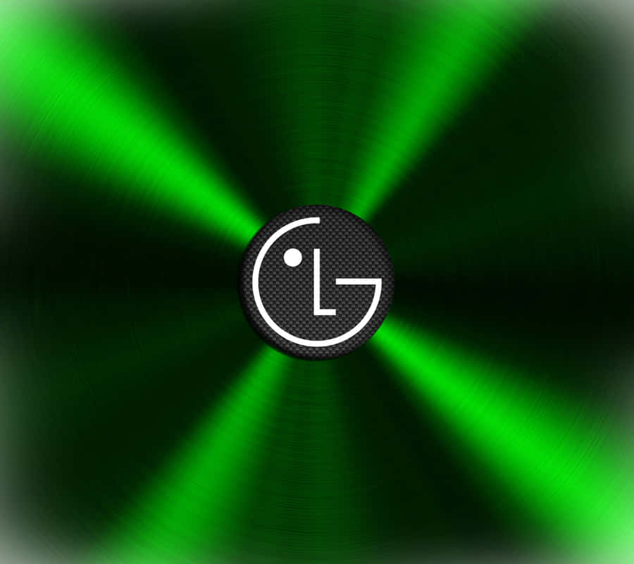 L G Logo Green Radiance Background Wallpaper