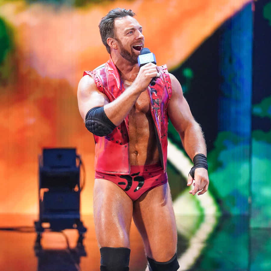 La Knight Engages In Wwe Friday Night Smackdown Discussion Wallpaper