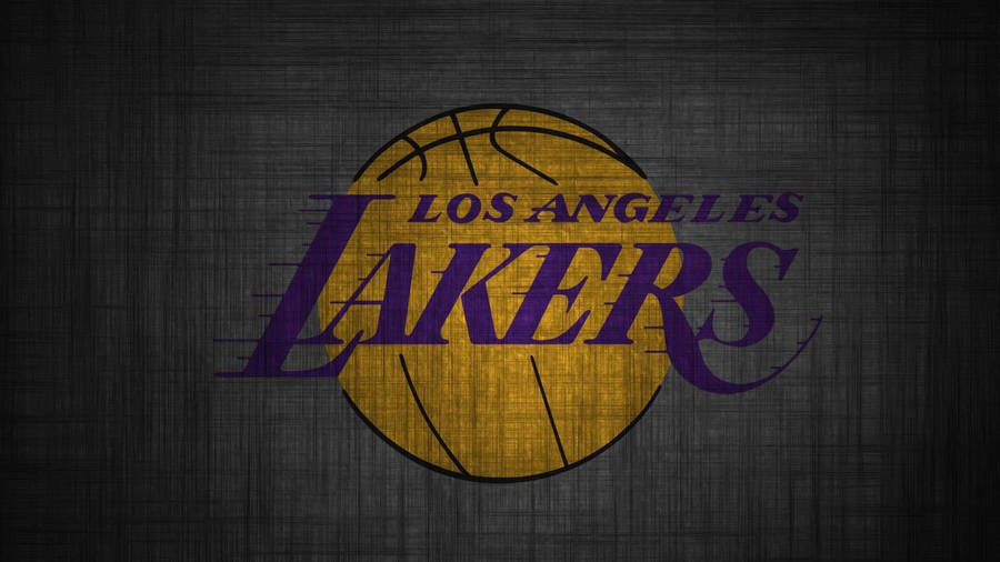 Lakers Logo Dark Gray Wallpaper