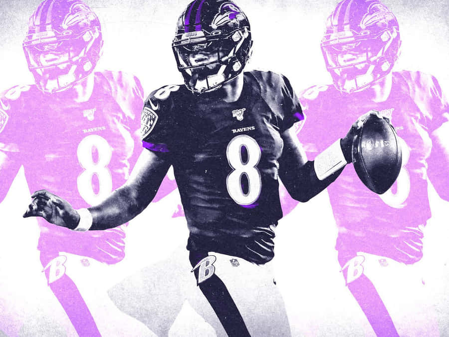Lamar Jackson Baltimore Highlight Wallpaper