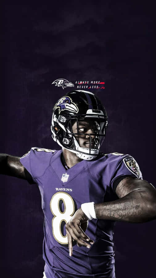 Lamar Jackson Baltimore Phone Wallpaper
