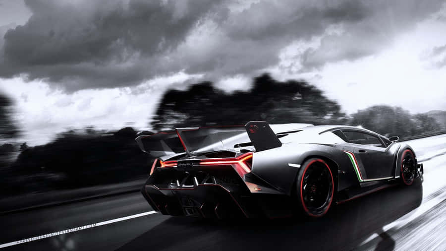 Lamborghini Veneno Live Car Wallpaper