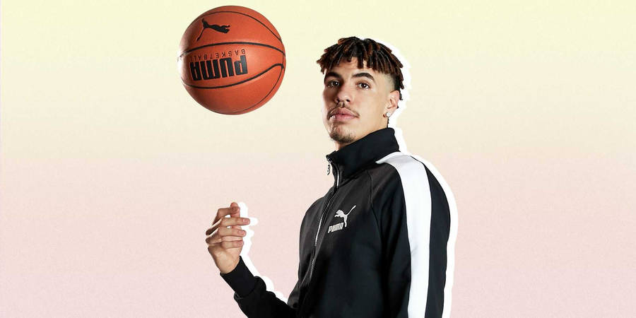 Lamelo Ball In Pink Wallpaper