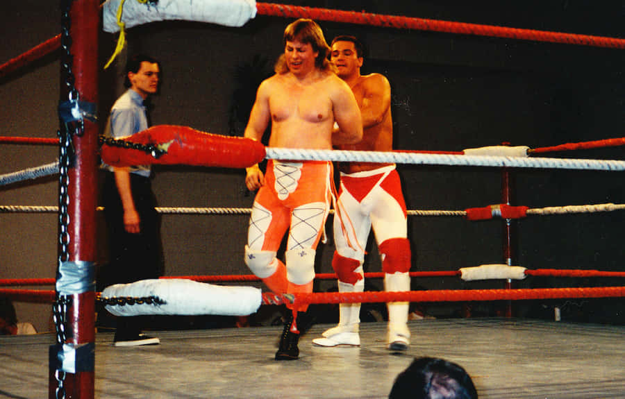 Lance Storm In Action Against Eddie Guerrero Wallpaper