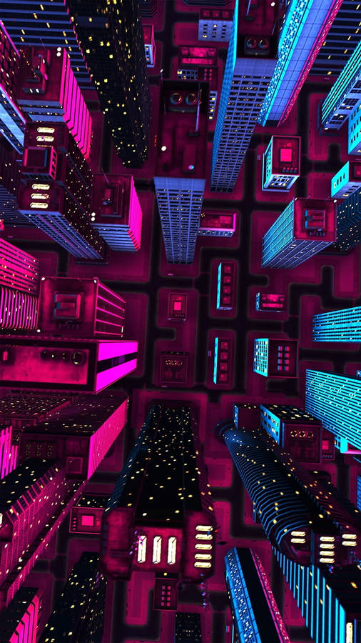 Las Vegas Iphone Cyber City Wallpaper