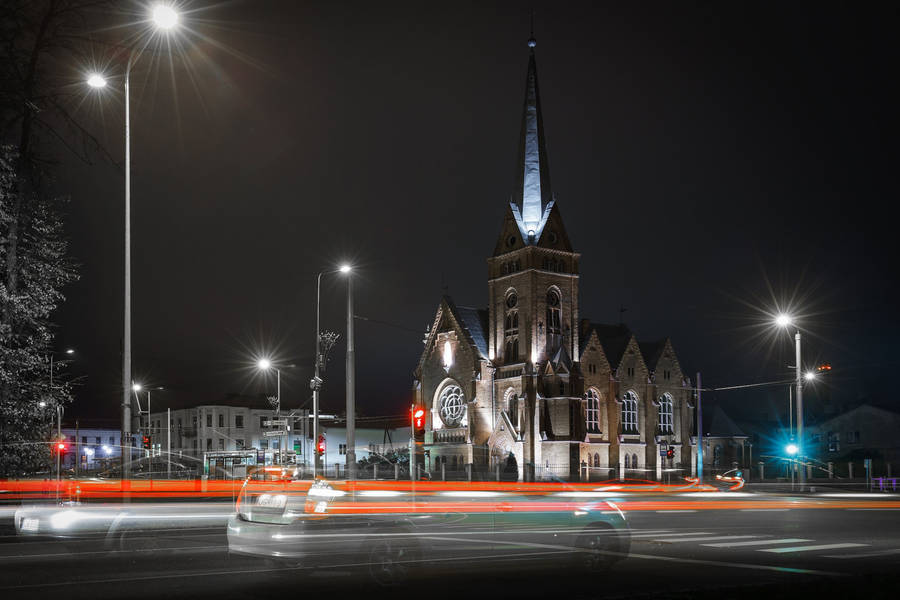 Latvia Daugavpils Architecture Wallpaper