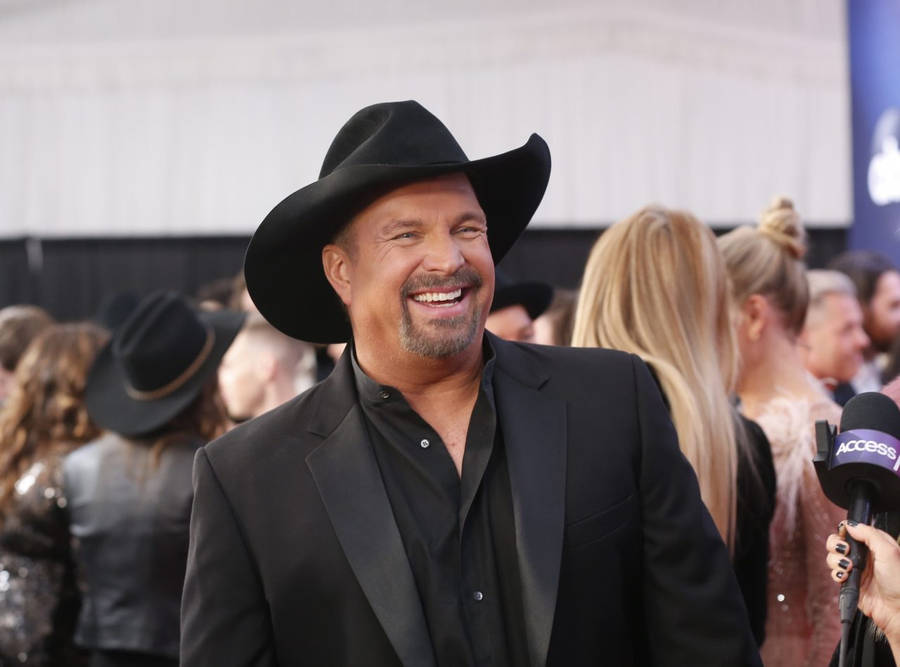 Laughing Garth Brooks Wallpaper