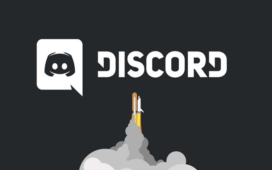 Launching Rocket Under Cool Discord Wallpaper
