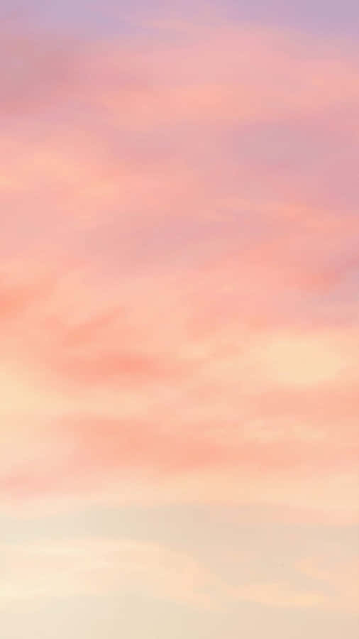Lavender Skies And Wispy Pink Clouds - Color Pastel Aesthetic Wallpaper