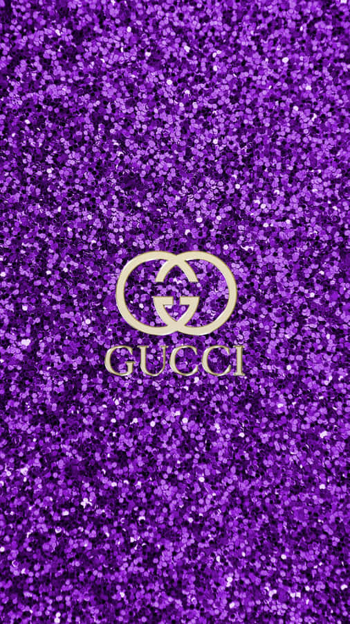 Lavish In Luxury With Purple Gucci Apparel Wallpaper
