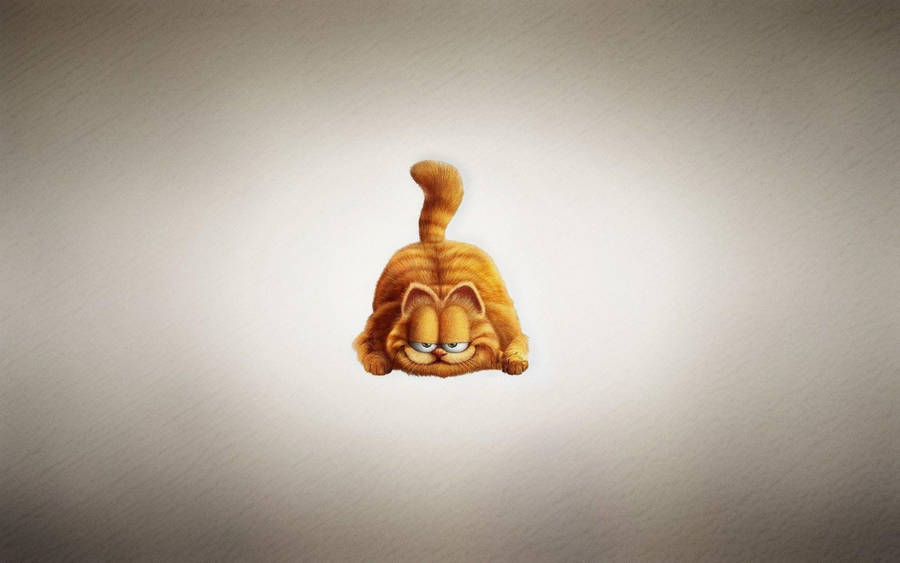 Lazy Garfield - The Ultimate Mascot Of Leisure Wallpaper