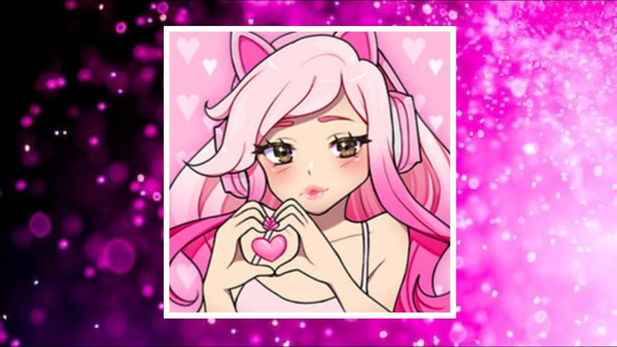 Leah Ashe, Gaming And Lifestyle Youtuber, Posing In Her Signature Pink Style. Wallpaper