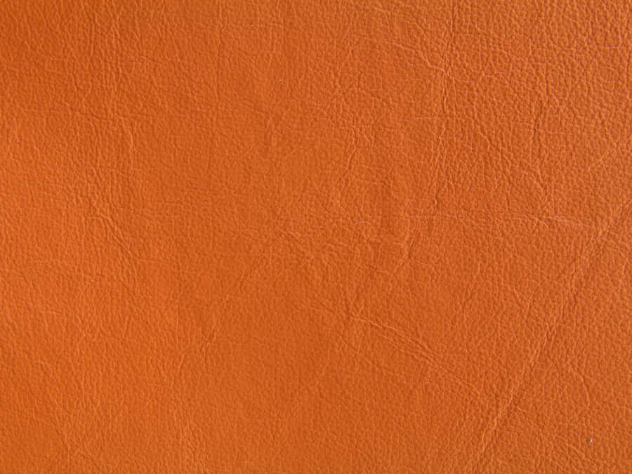 Leather Texture Orange Smooth Wallpaper
