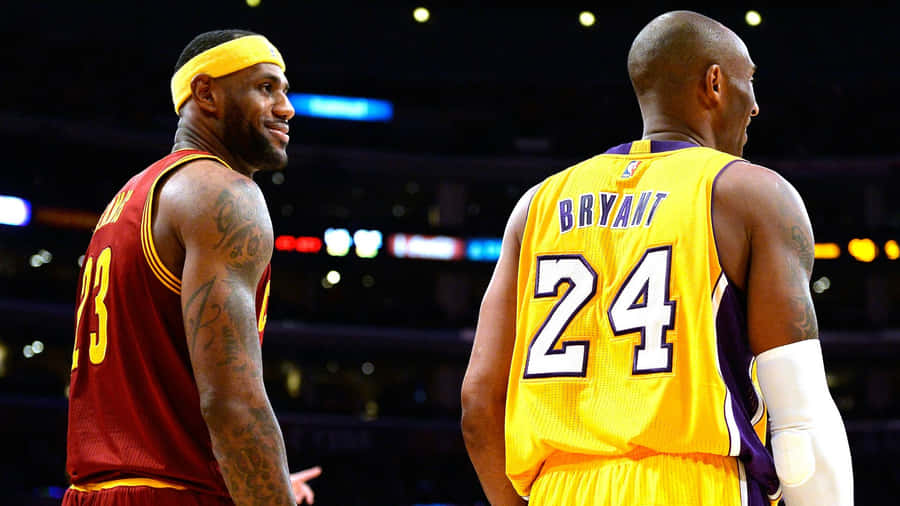 Lebron And Kobe Nba Game Wallpaper