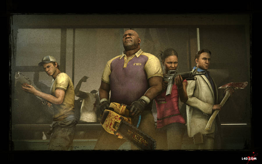 Left 4 Dead 2 Survivors Weapons Wallpaper