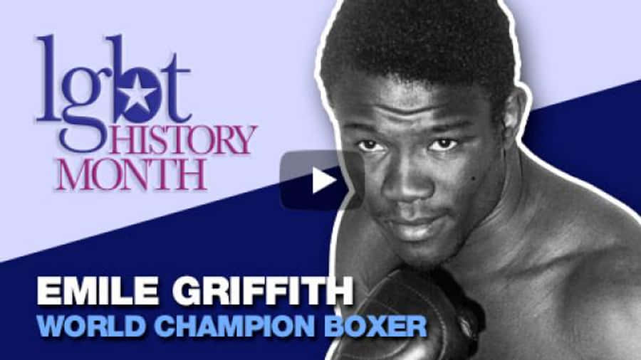 Legendary Boxer Emile Griffith In Action Wallpaper