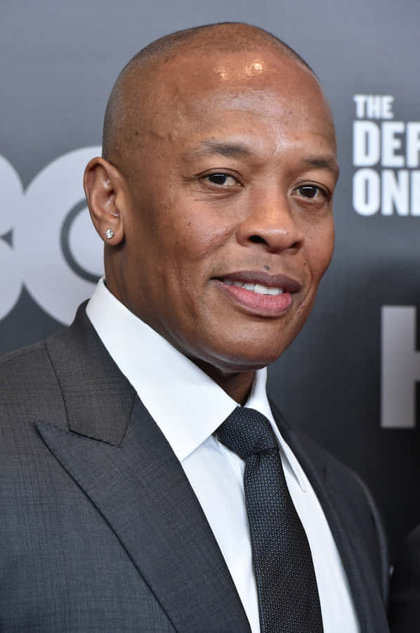 Legendary Hip-hop Producer Dr. Dre In The Studio Wallpaper