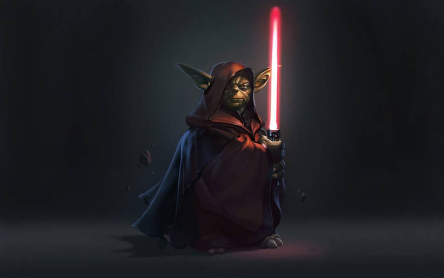 Legendary Jedi Master, Yoda In Meditation Wallpaper