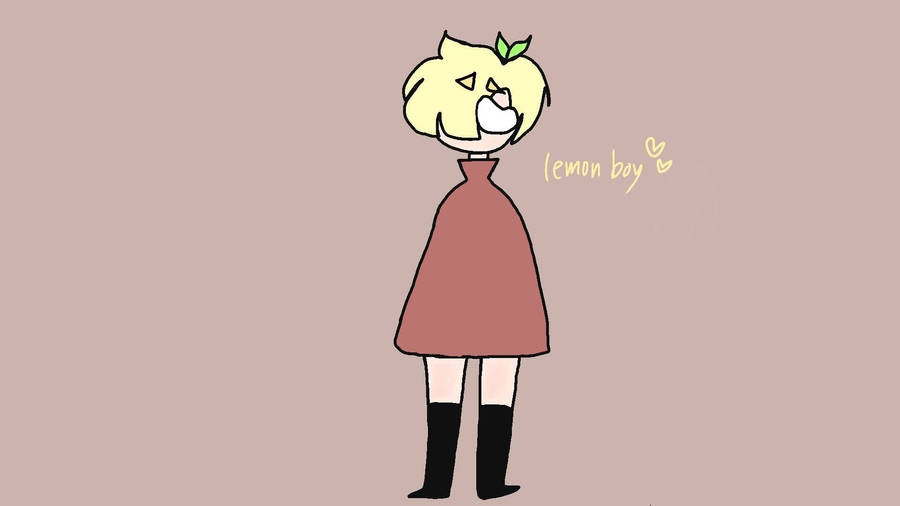 Lemon Boy In Dreamcore Wallpaper