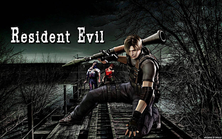 Leon Kennedy, A Veteran Of The World Zombie Apocalypse Wallpaper