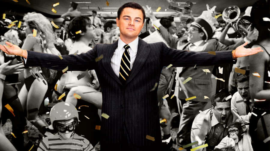 Leonardo Dicaprio In The Wolf Of Wall Street Wallpaper