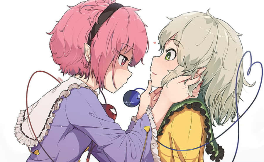 Lesbian Couple Engage In Deep Conversation Wallpaper