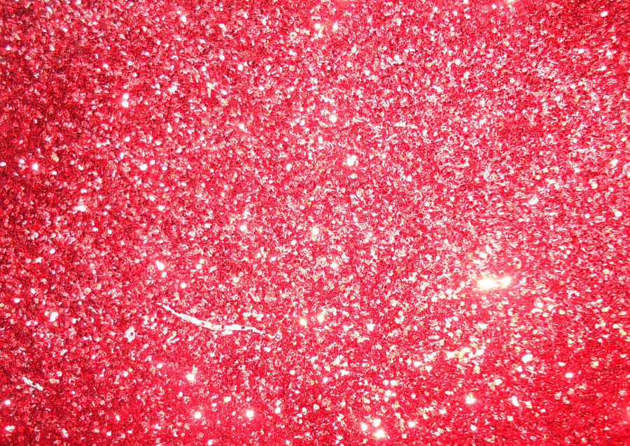 Let Red Glitter Shine Through Your Life Wallpaper